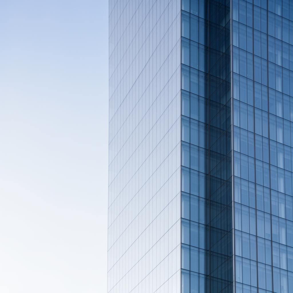 Global headquarters — modern glass skyscraper